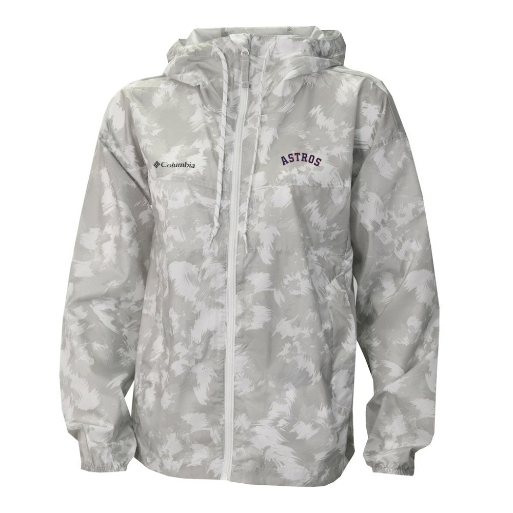 Houston Astros Columbia Women's Flash Challenger Full-Zip Hoodie Windbreaker Jacket - MLB