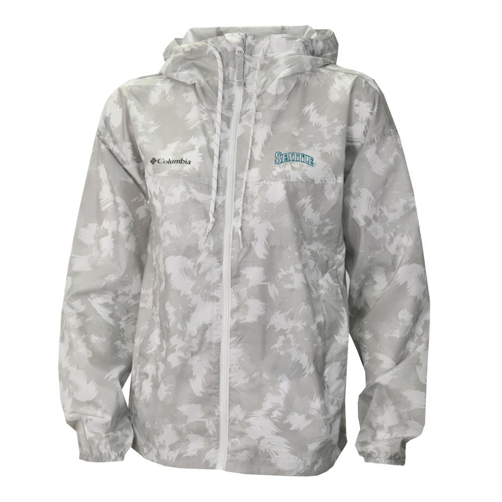 Seattle Mariners Columbia Women's Flash Challenger Full-Zip Hoodie Windbreaker Jacket - MLB