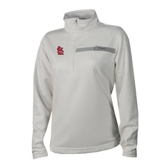 St. Louis Cardinals Columbia Women's Skiff Guide Fleece Half-Zip Pullover Jacket - MLB