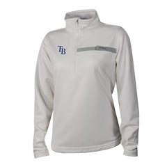 Tampa Bay Rays Columbia Women's Skiff Guide Fleece Half-Zip Pullover Jacket - MLB