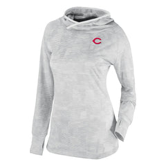 Cincinnati Reds Columbia Women's Omni-Wick Sunday Ball Raglan Pullover Hoodie - MLB