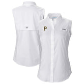 Pittsburgh Pirates Columbia Women's Tamiami Sleeveless Shirt - MLB