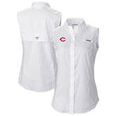 Cincinnati Reds Columbia Women's Tamiami Sleeveless Shirt - MLB