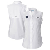Detroit Tigers Columbia Women's Tamiami Sleeveless Shirt - MLB