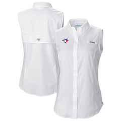 Toronto Blue Jays Columbia Women's Tamiami Sleeveless Shirt - MLB