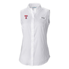 Texas Rangers Columbia Women's Tamiami Sleeveless Shirt - MLB