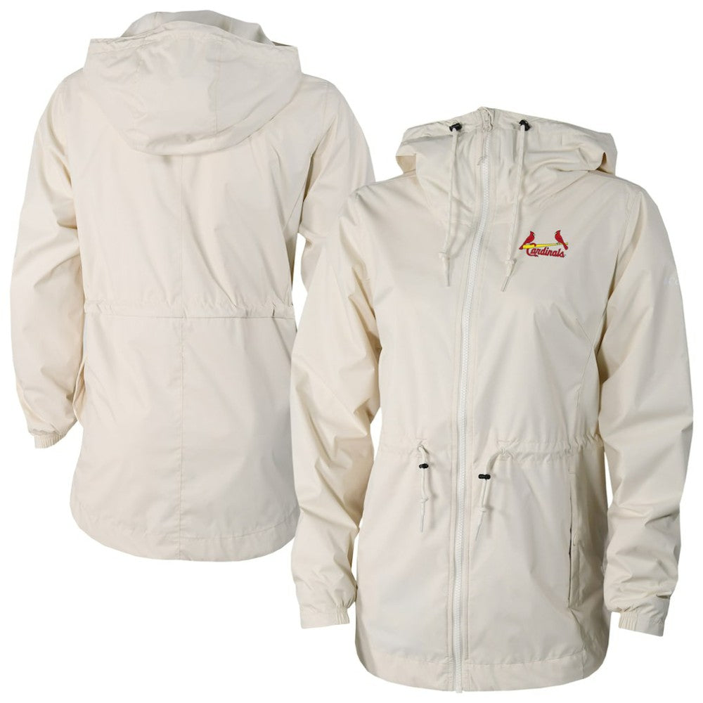 St. Louis Cardinals Columbia Women's Lily Park Full-Zip Rain Jacket - MLB