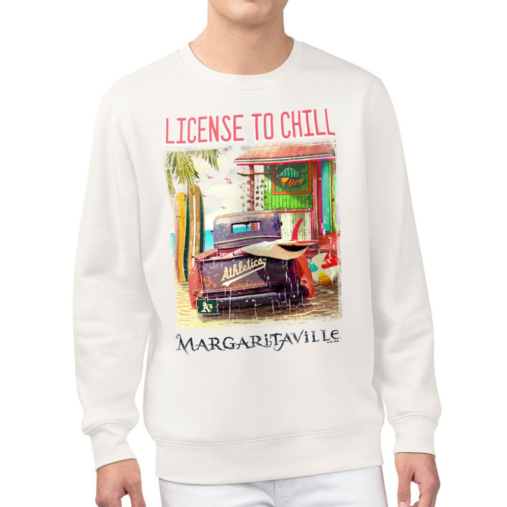 Athletics Margaritaville License to Chill Fleece Sweatshirt - MLB