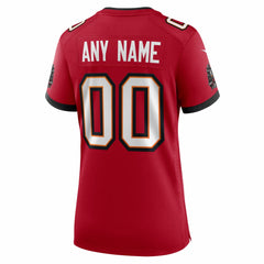 Tampa Bay Buccaneers Women's 50th Season Custom Game Jersey Red | Nike for Sale