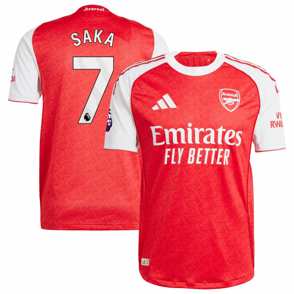 Bukayo Saka Arsenal 2025/26 Home Player Jersey Red | Adidas discount