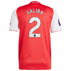 William Saliba Arsenal 2025/26 Home Player Jersey Red | Adidas discount