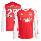 Kai Havertz Arsenal 2025/26 Home Long Sleeve Player Jersey Red | Adidas online