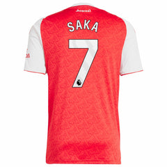 Bukayo Saka Arsenal 2025/26 Home Replica Player Jersey Red | Adidas