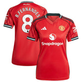 Bruno Fernandes Manchester United Women's Home 2025/26 Replica Player Jersey Red | Adidas Sale