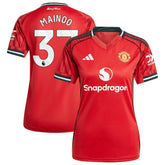 Kobbie Mainoo Manchester United Women's Home 2025/26 Replica Player Jersey Red | Adidas Sale