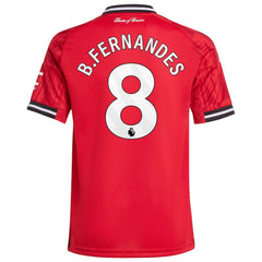 Bruno Fernandes Manchester United Youth Home 2025/26 Replica Player Jersey Red | Adidas Sale