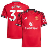 Kobbie Mainoo Manchester United Youth Home 2025/26 Replica Player Jersey Red | Adidas discount