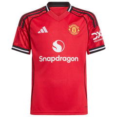 Kobbie Mainoo Manchester United Youth Home 2025/26 Replica Player Jersey Red | Adidas discount
