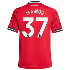 Kobbie Mainoo Manchester United Youth Home 2025/26 Replica Player Jersey Red | Adidas discount