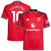 Marcus Rashford Manchester United Youth Home 2025/26 Replica Player Jersey Red | Adidas Online
