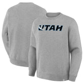 Utah Mammoth Fanatics Combo Legacy Fleece Sweatshirt - Heather Gray - NHL