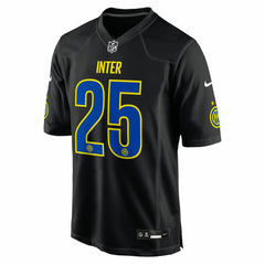 Inter Milan 2025 Soccer x NFL Game Jersey Black | Nike discount