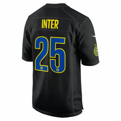 Inter Milan 2025 Soccer x NFL Game Jersey Black | Nike discount