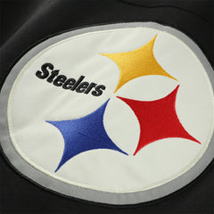 Pittsburgh Steelers '47 Big & Tall Split Zone Cornerback V-Neck Hoodie Black | 47 brand