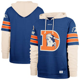 Denver Broncos '47 Big & Tall Split Zone Cornerback Hoodie Royal | 47 brand