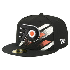Philadelphia Flyers New Era Faded Lines 59FIFTY Fitted Hat - Black - NHL