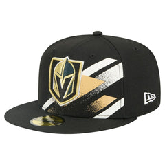 Vegas Golden Knights New Era Faded Lines 59FIFTY Fitted Hat - Black - NHL