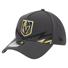 Vegas Golden Knights New Era Zig Zag 39THIRTY A-Frame Perforated Flex Hat - Gray - NHL