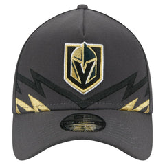 Vegas Golden Knights New Era Zig Zag 39THIRTY A-Frame Perforated Flex Hat - Gray - NHL
