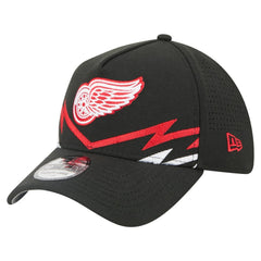 Detroit Red Wings New Era 39THIRTY A-Frame Perforated Flex Hat - Black - NHL