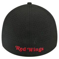 Detroit Red Wings New Era 39THIRTY A-Frame Perforated Flex Hat - Black - NHL
