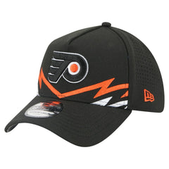 Philadelphia Flyers New Era 39THIRTY A-Frame Perforated Flex Hat - Black - NHL