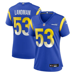 Nate Landman Los Angeles Rams Women's Team Game Jersey Royal | Nike for Sale