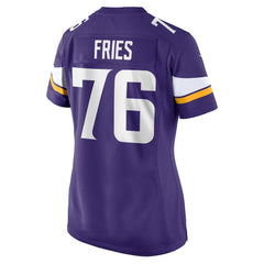 Will Fries Minnesota Vikings Women's Team Game Jersey Purple | Nike for Sale
