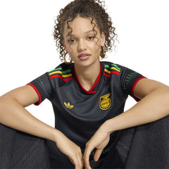 Jamaica National Team Women's 2026 Away Replica Jersey Black | Adidas Online