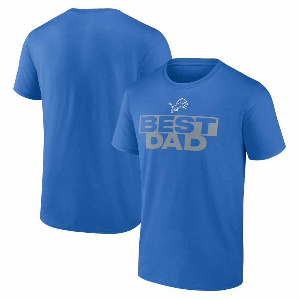 Detroit Lions Greatest Dad T-Shirt Blue | NFL