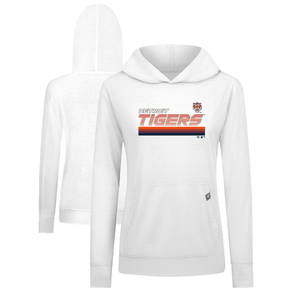 Detroit Tigers Levelwear Women's Relay Breaker Pullover Hoodie - MLB
