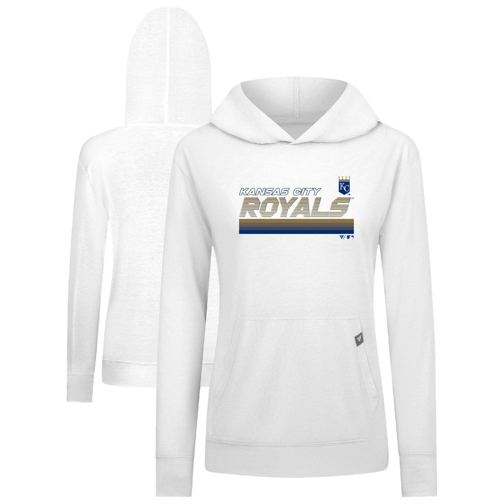 Kansas City Royals Levelwear Women's Relay Breaker Pullover Hoodie - MLB