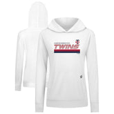 Minnesota Twins Levelwear Women's Relay Breaker Pullover Hoodie - MLB