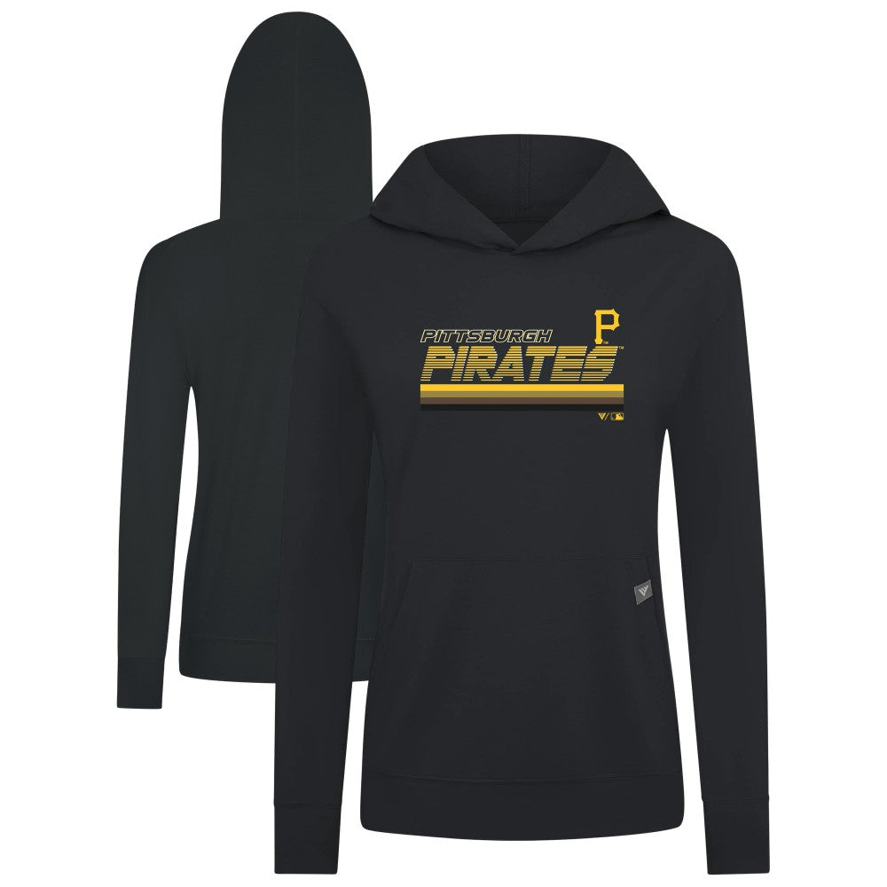 Pittsburgh Pirates Levelwear Women's Relay Breaker Pullover Hoodie - MLB