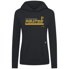 Pittsburgh Pirates Levelwear Women's Relay Breaker Pullover Hoodie - MLB