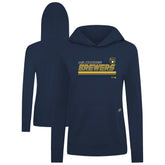 Milwaukee Brewers Levelwear Women's Relay Breaker Pullover Hoodie - MLB
