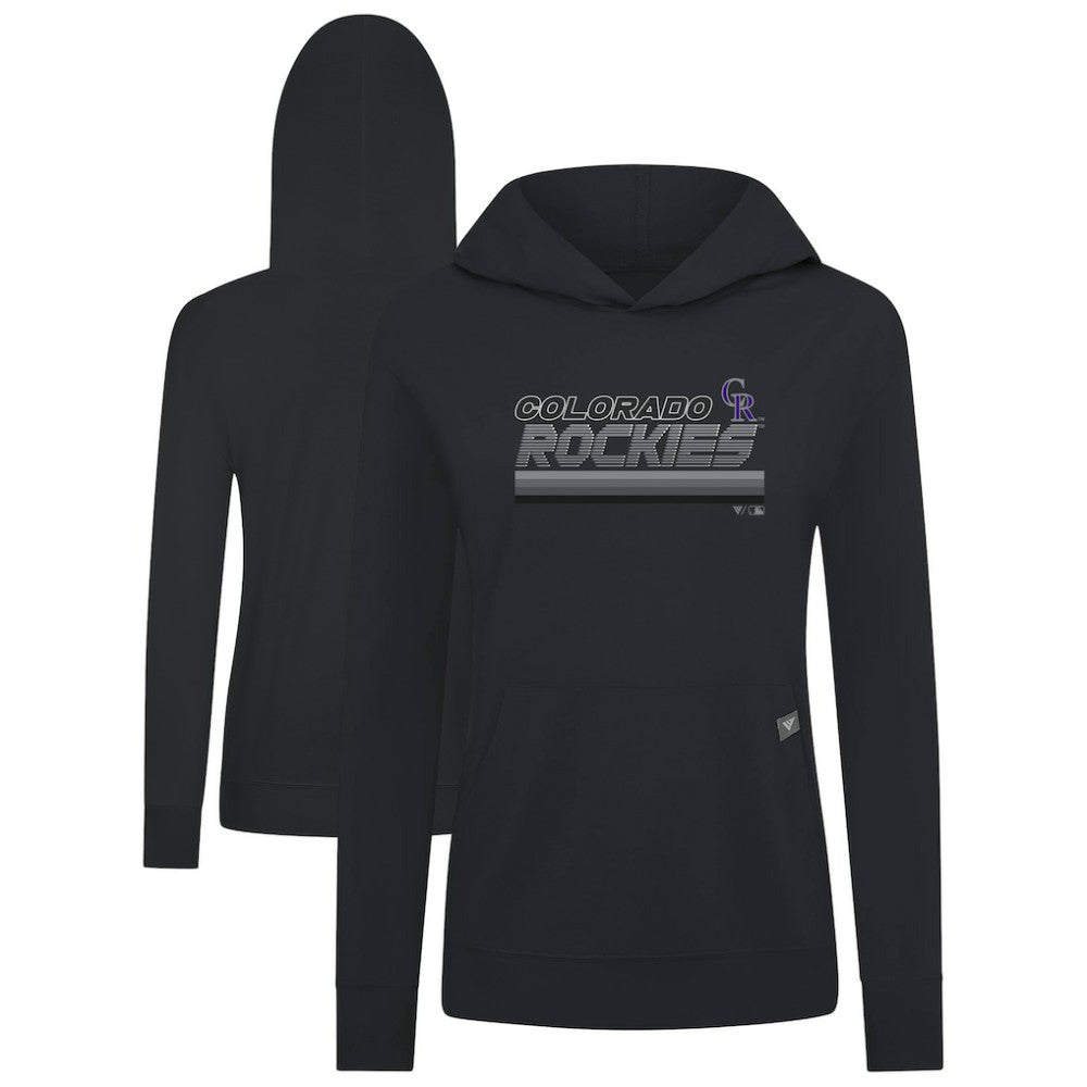 Colorado Rockies Levelwear Women's Relay Breaker Pullover Hoodie - MLB