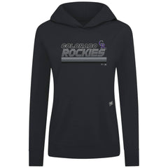 Colorado Rockies Levelwear Women's Relay Breaker Pullover Hoodie - MLB