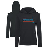 Miami Marlins Levelwear Women's Relay Breaker Pullover Hoodie - MLB