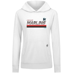 Miami Marlins Levelwear Women's Relay Breaker Pullover Hoodie - MLB